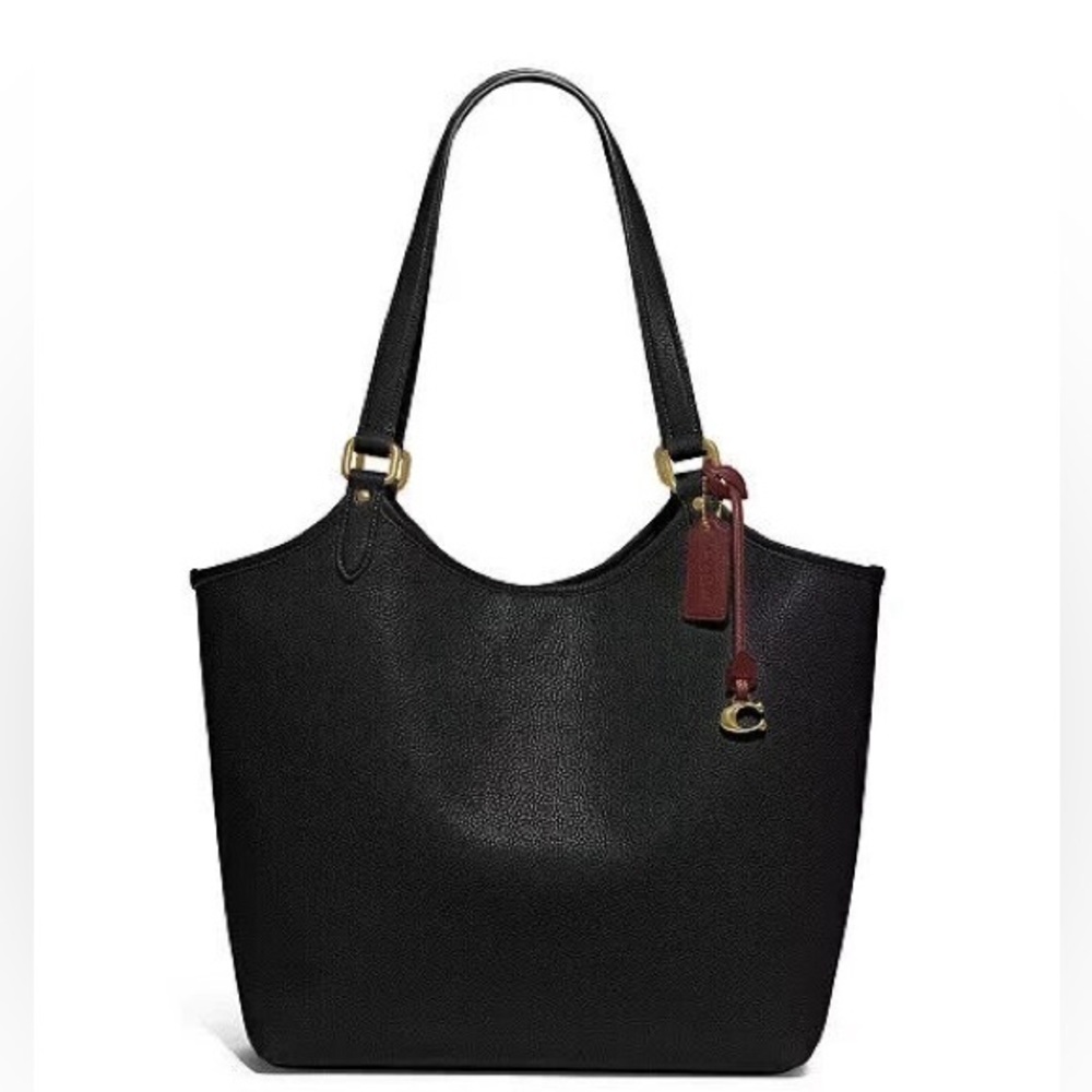 Coach Day Tote pebble Leather Black NWT